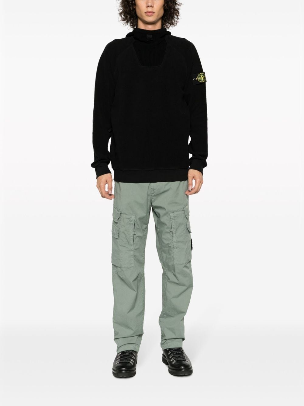 straight-leg cargo trousers - 2