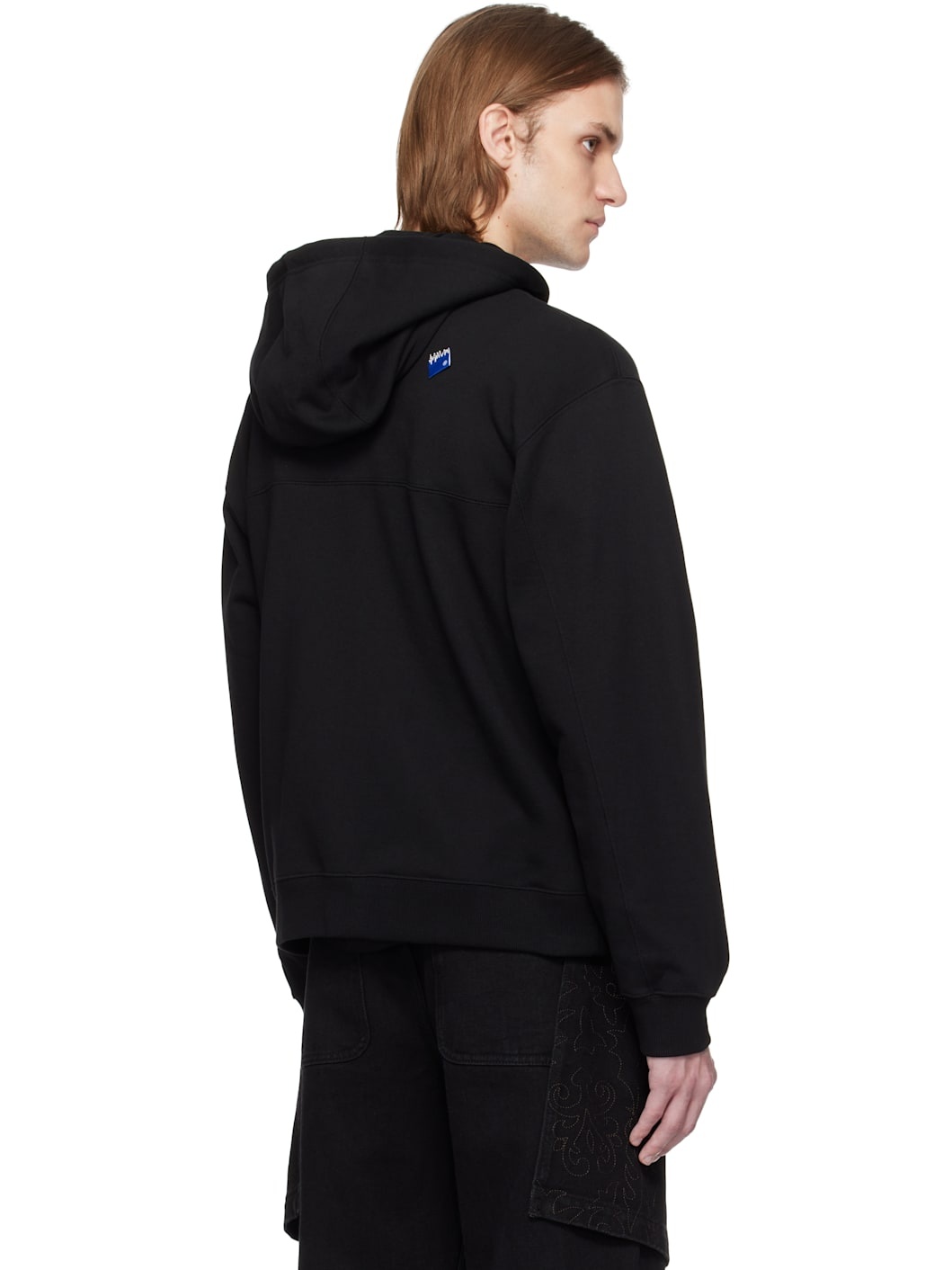 Black Sig; TRS Tag 01 Zip-Up Hoodie - 3