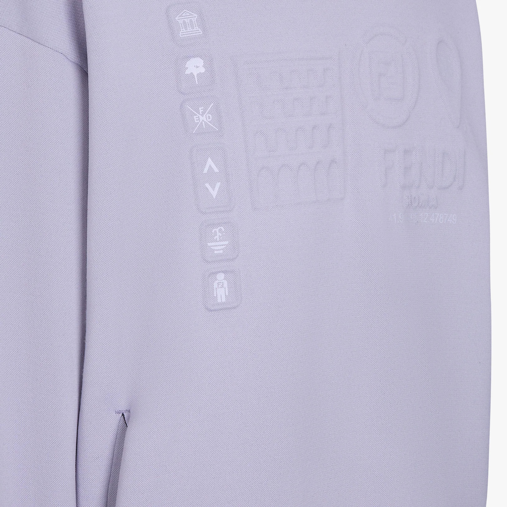 Lilac cotton sweatshirt - 3