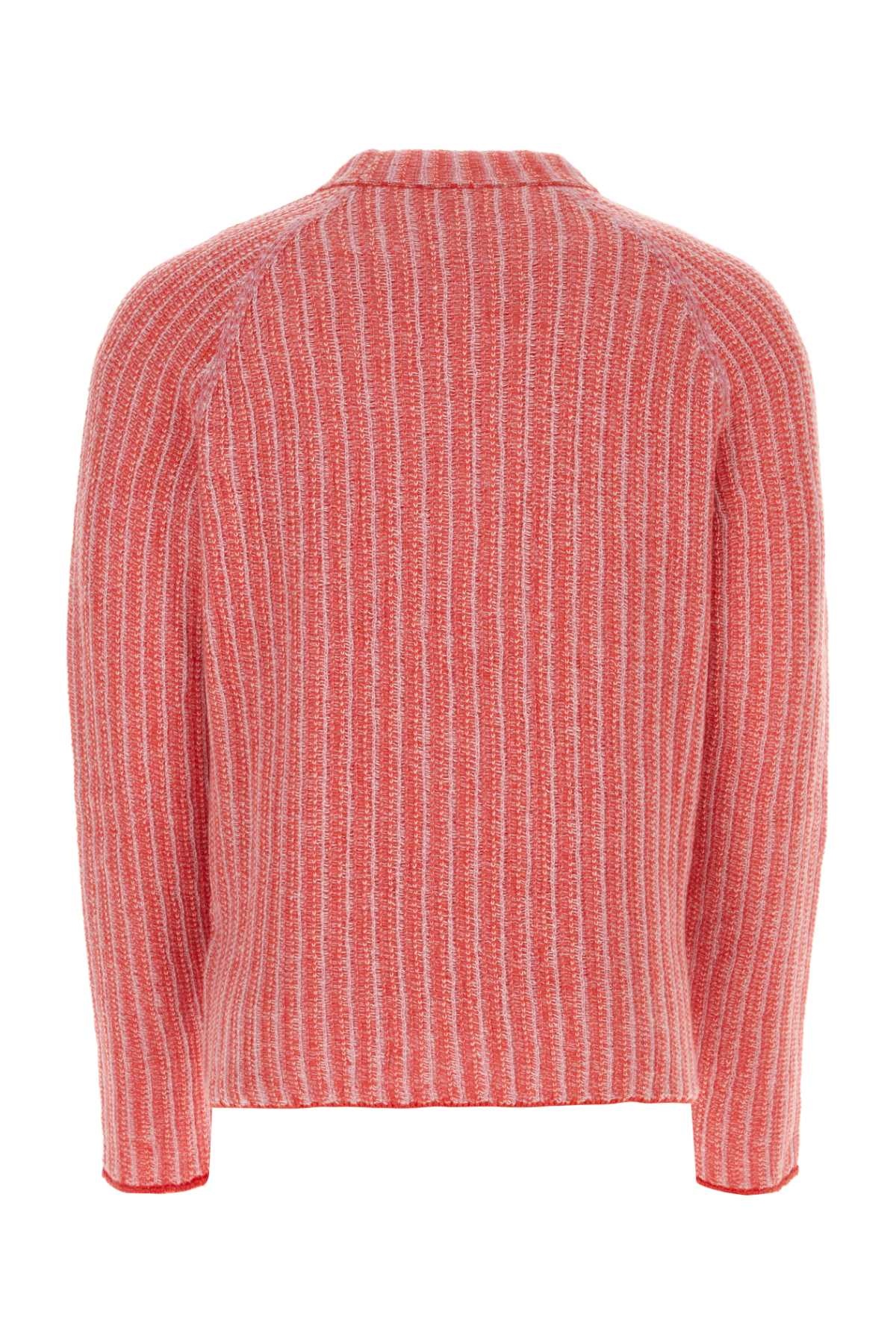 Marni Men Embroidered Wool Blend Sweater - 2