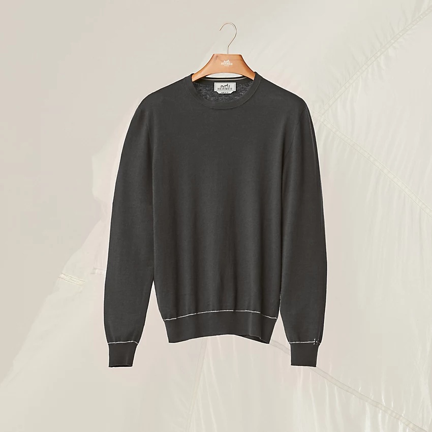 "H Etriviere" crewneck sweater - 4