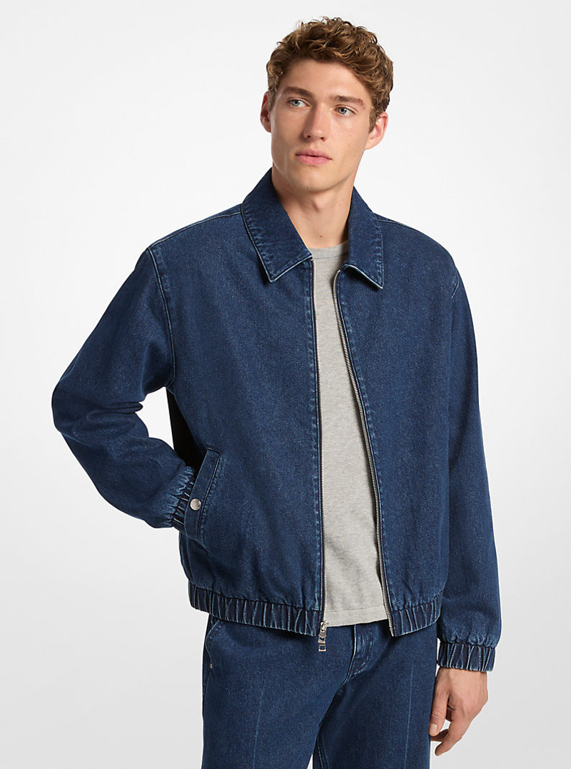 Stretch Denim Shirt Jacket 1