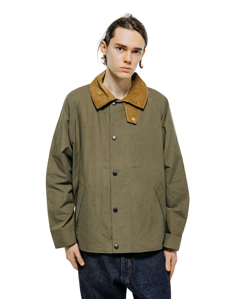 Barbour Transport Wax Jacket Light Moss outlook