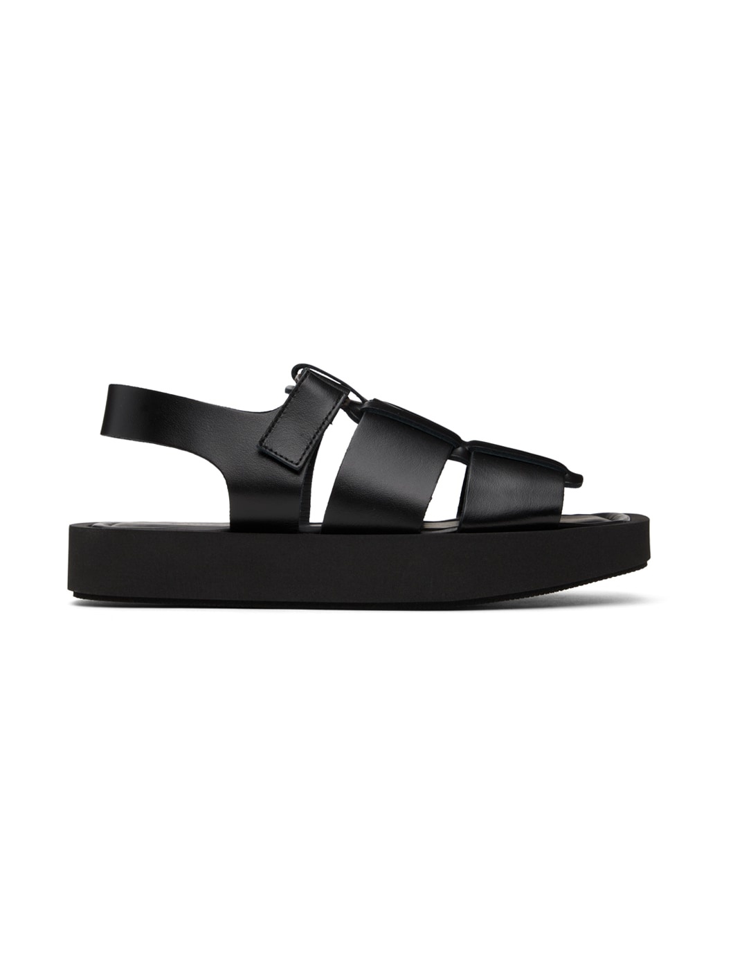 Black Kleva Sandals - 1