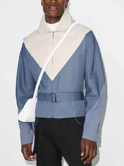 Kiko Kostadinov Kenneth belted shirt jacket outlook