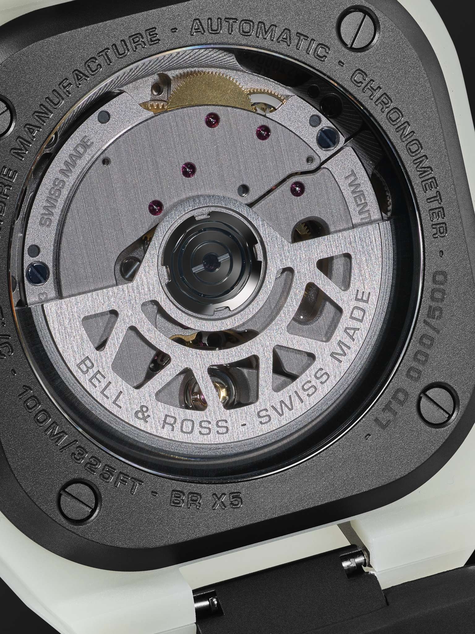 BR-X5 Limited Edition Automatic 41mm Titanium, Fibreglass and Rubber Watch, Ref. No. RX5R-LUM_TC/SRB - 3