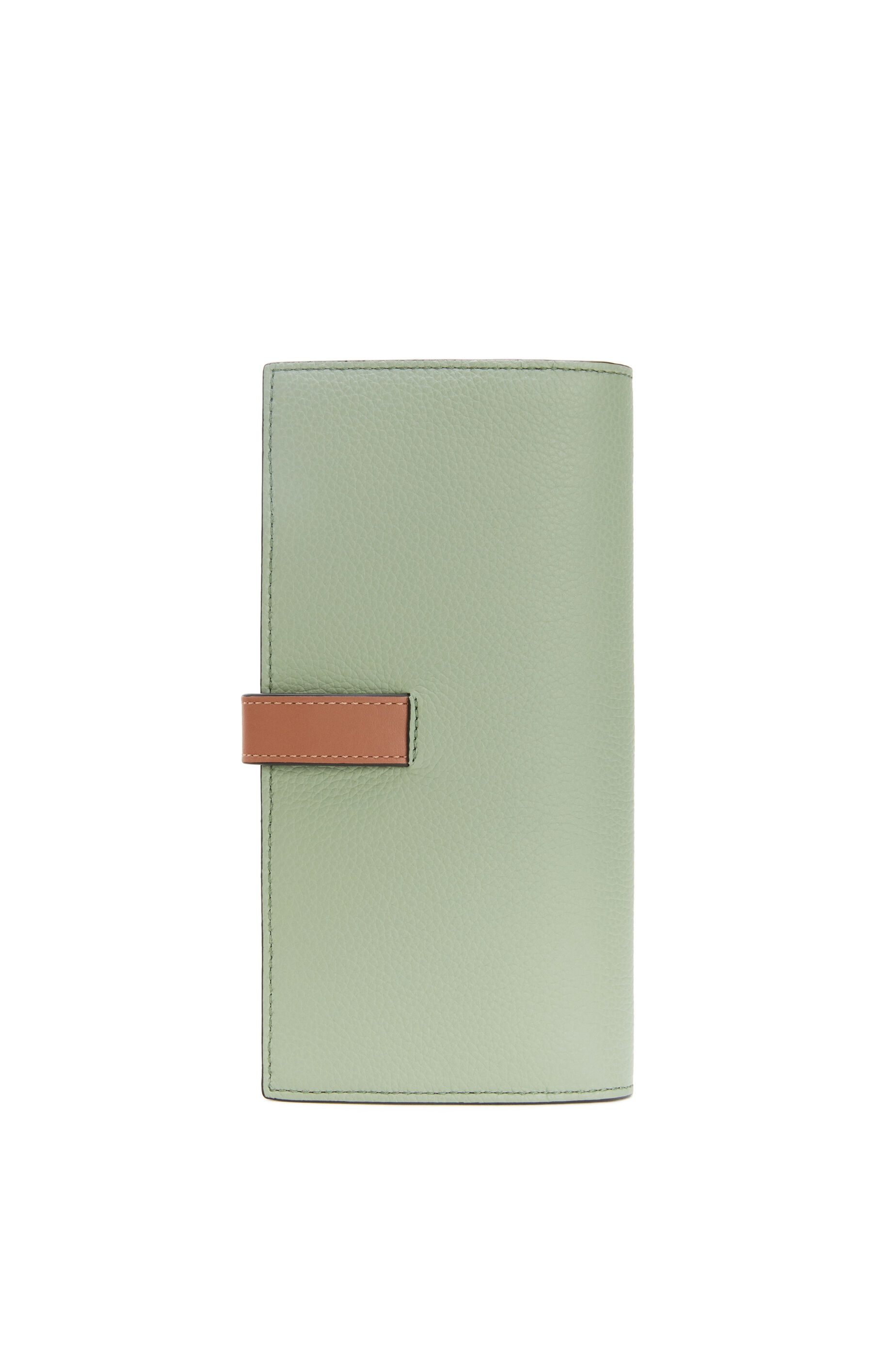 Large vertical wallet in soft grained calfskin - 4