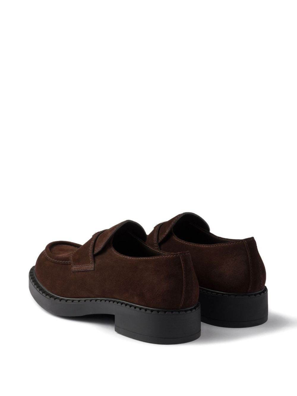 triangle-logo loafers - 3