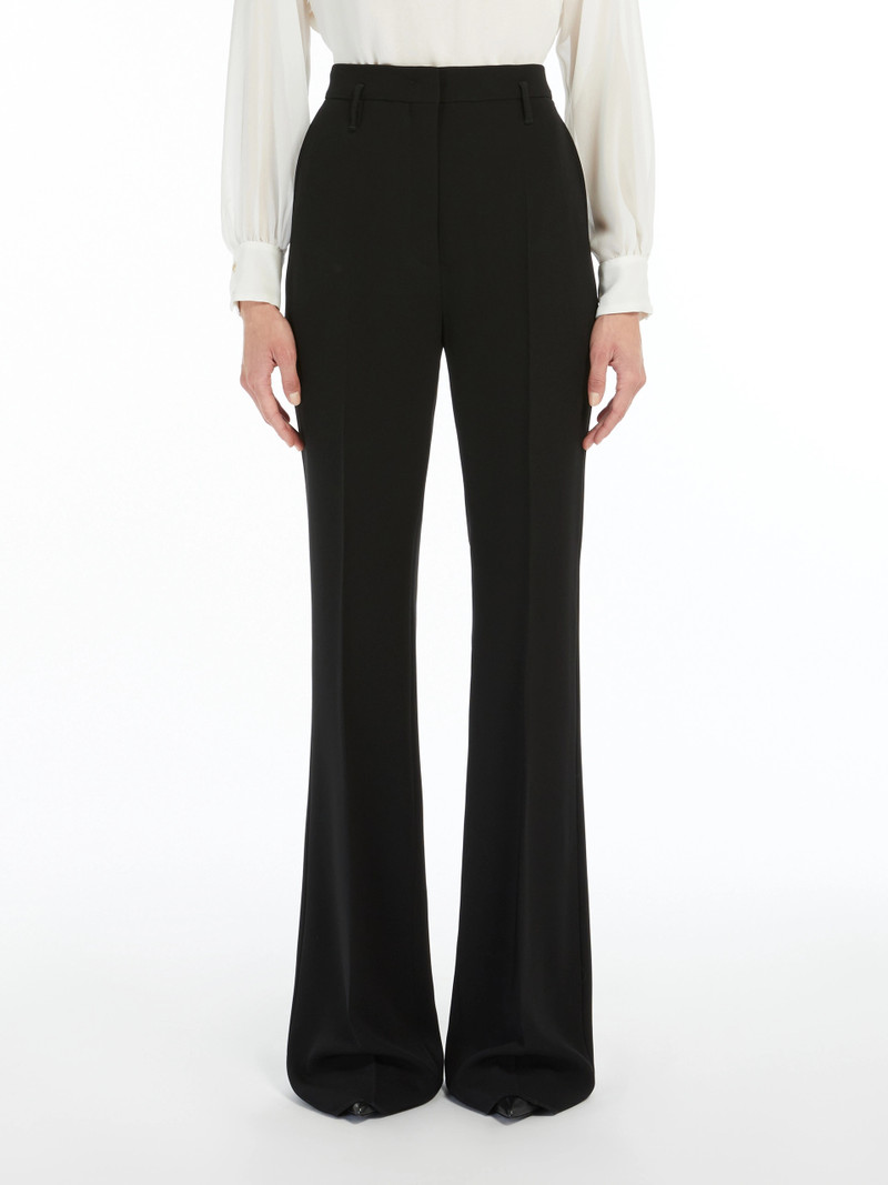 ALABAMA Flared cady trousers - BLACK 3