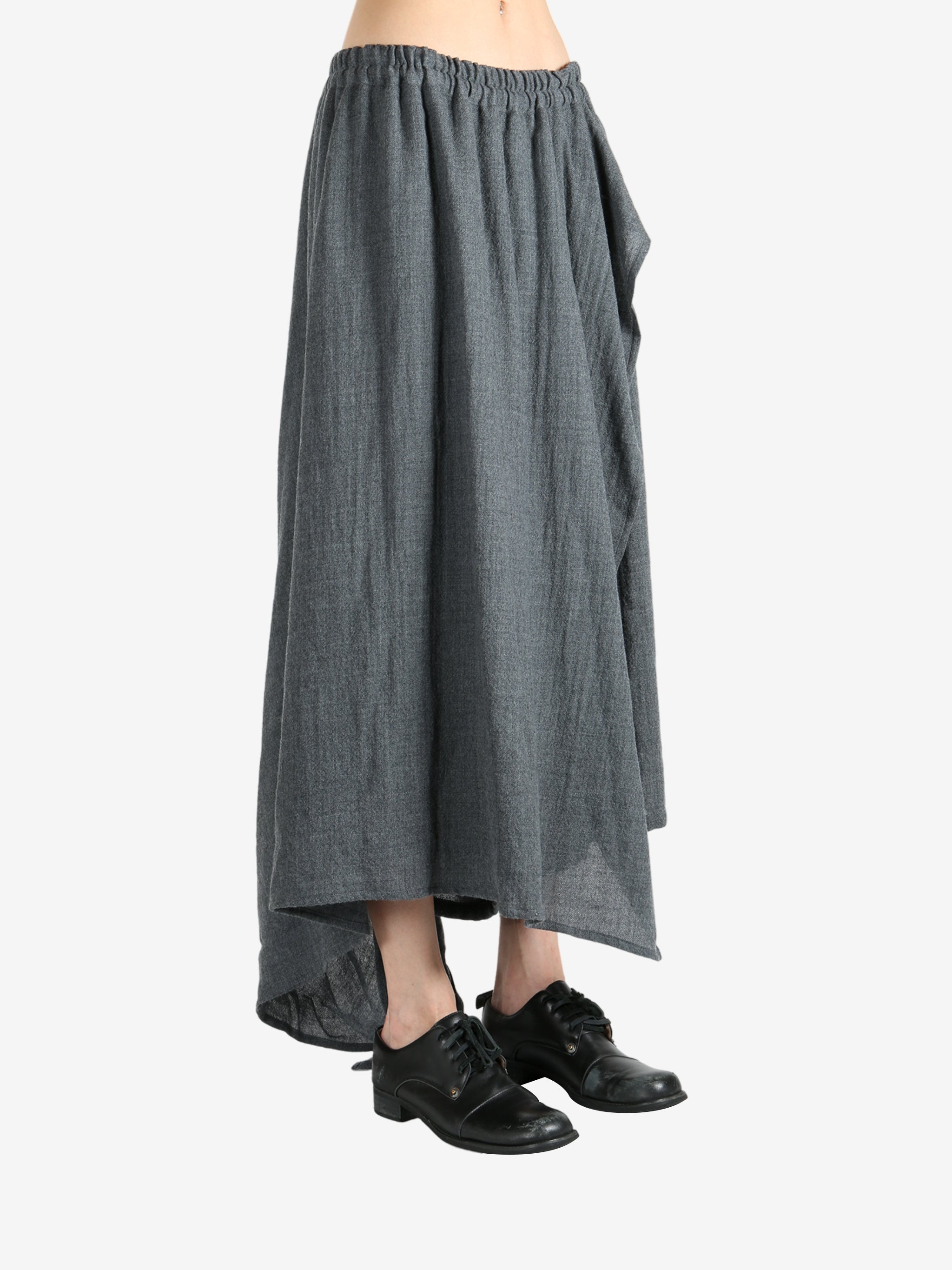 Y'S - Women Y-Pants w/ Scarf Fabric Skirts - 2