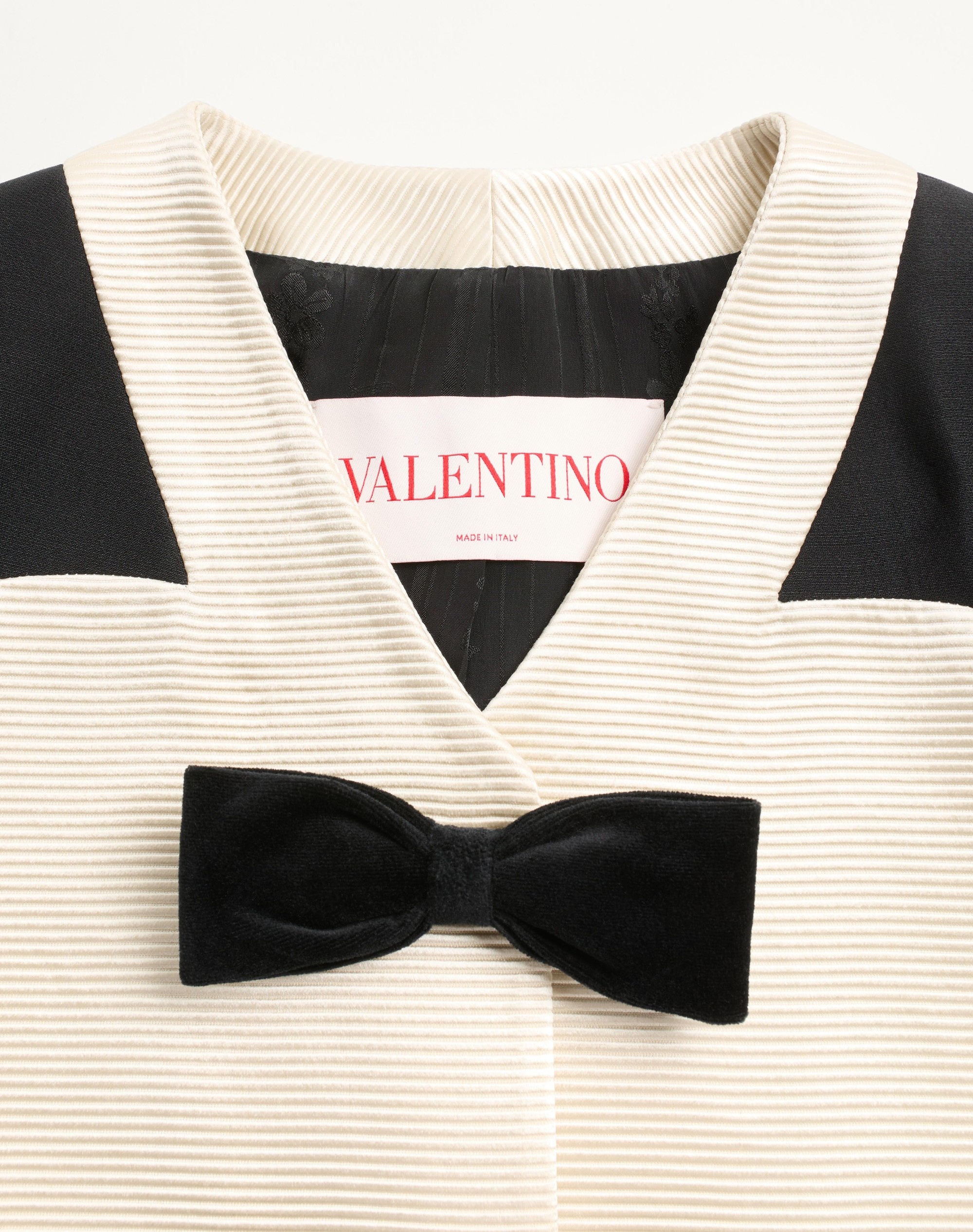 CREPE COUTURE JACKET WITH BOWS - 9