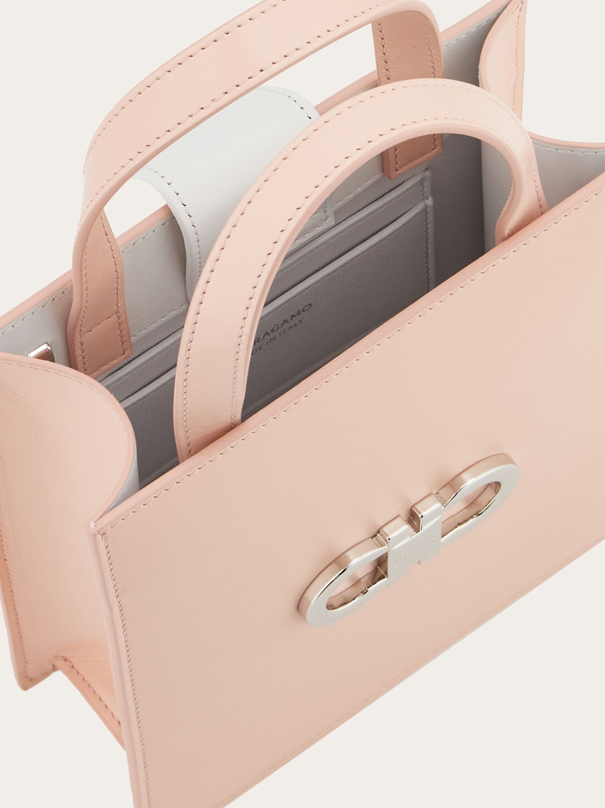 Double Gancini mini tote bag - 6