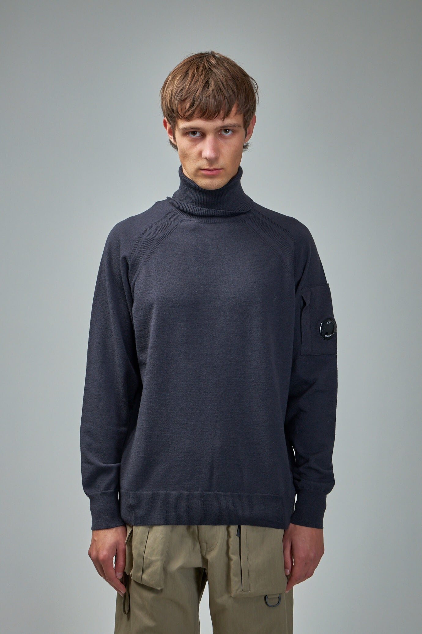 C.P. Company Extra Fine Merino Wool Roll Neck Knit | labelsfashion 