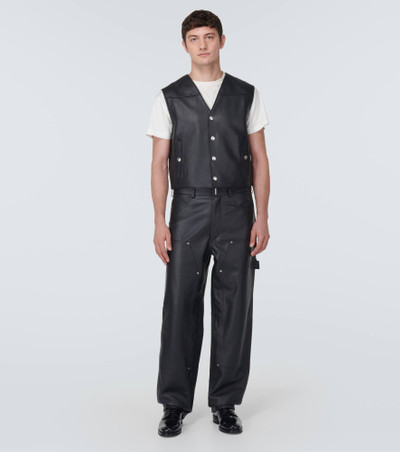 Givenchy Logo leather vest outlook