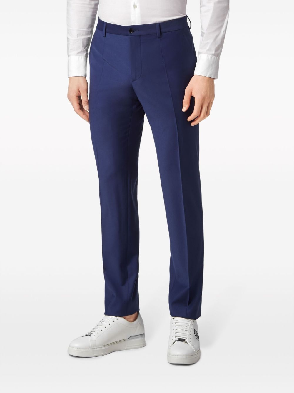 pressed-crease tailored trousers - 3