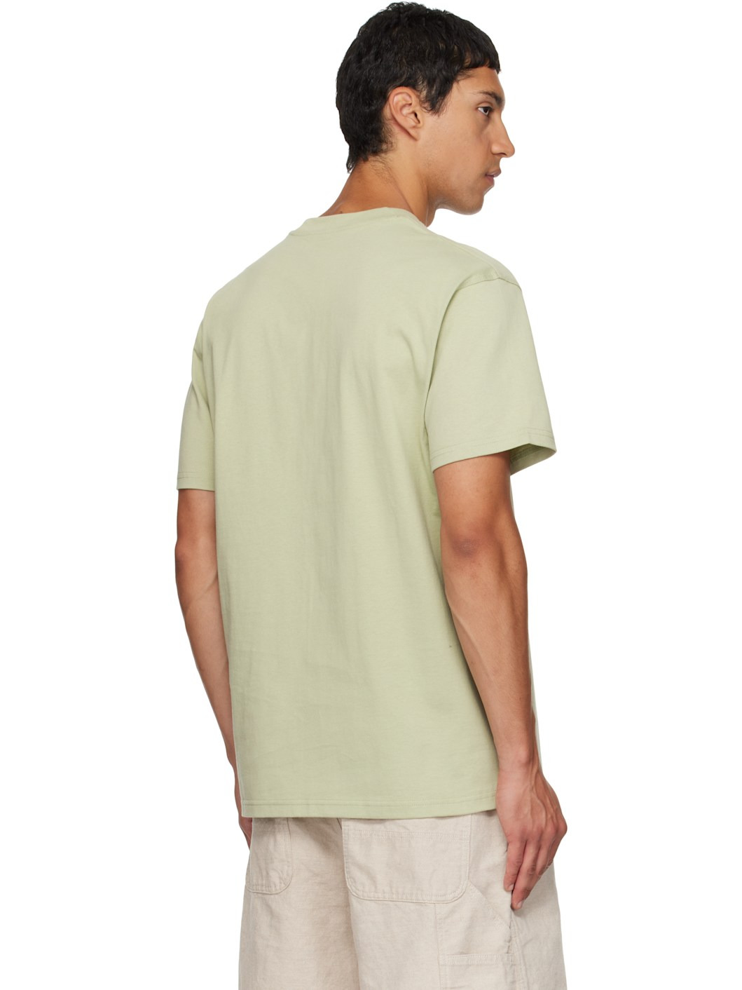 Green American Script T-shirt - 3