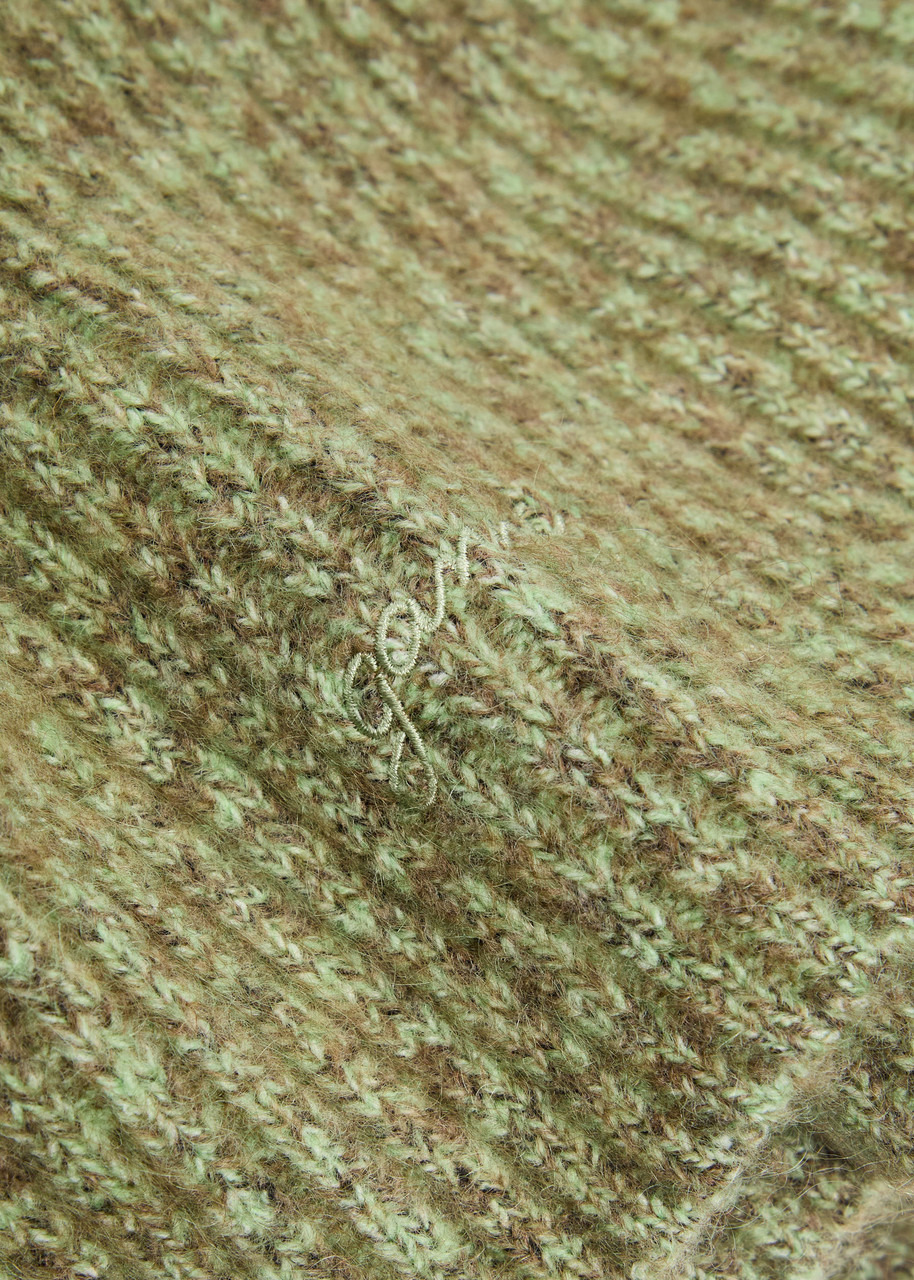 Ganni Melange Brushed Wool-blend Jumper - 5