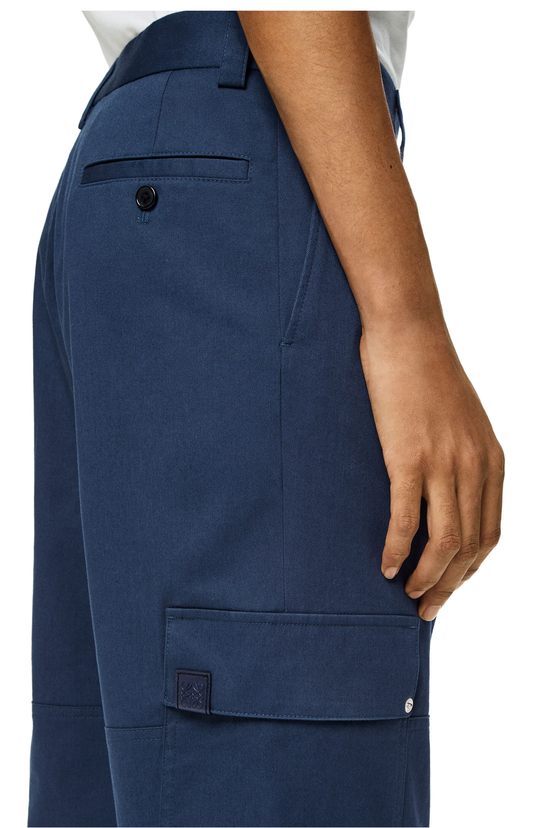 Cargo trousers in cotton - 5