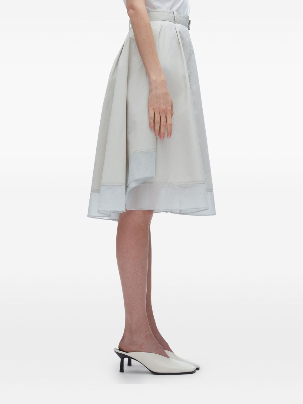 belted layered skirt - 4