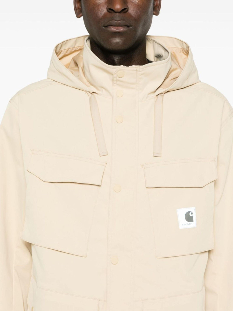 Balto logo-patch hooded jacket 5