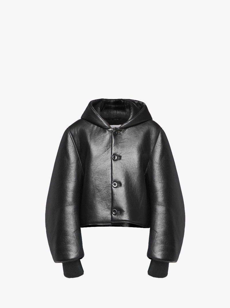 CROPPED HOODED BLOUSON JACKET 1
