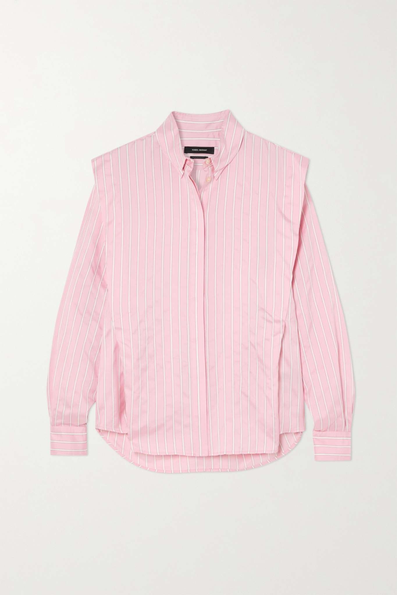 Sotalki striped silk and cupro-blend shirt - 1