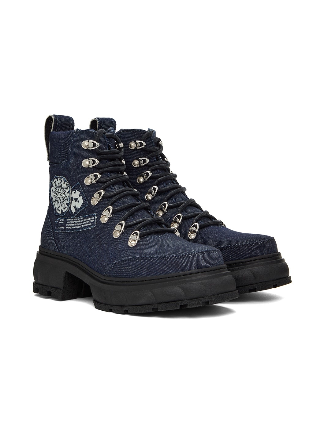 SSENSE Exclusive Blue Disruptor Boots - 4