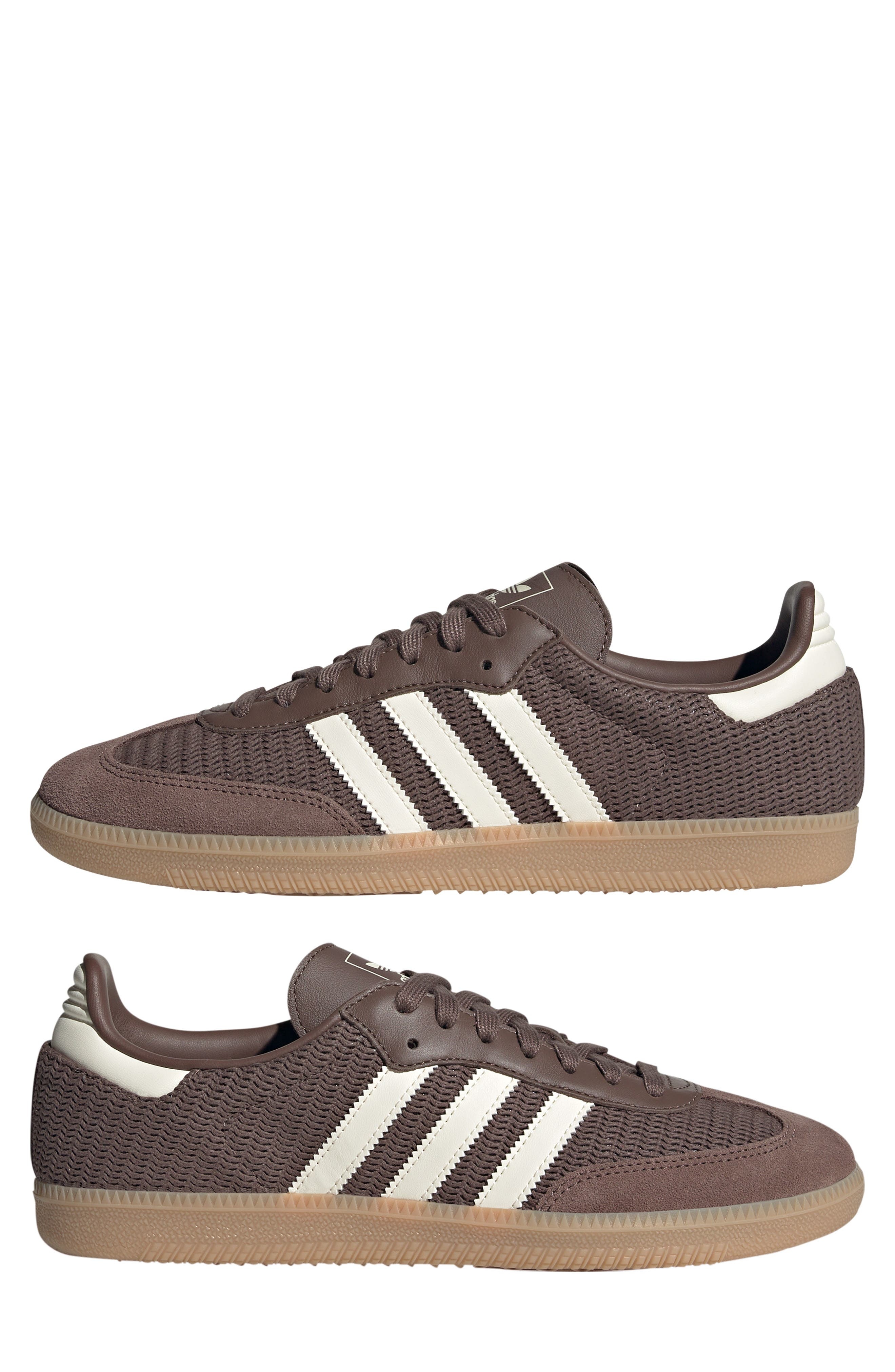 adidas Samba OG Sneaker in Strata/White/Beige at Nordstrom - 7