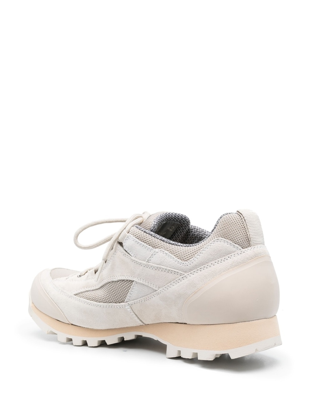 panelled low-top sneakers - 3