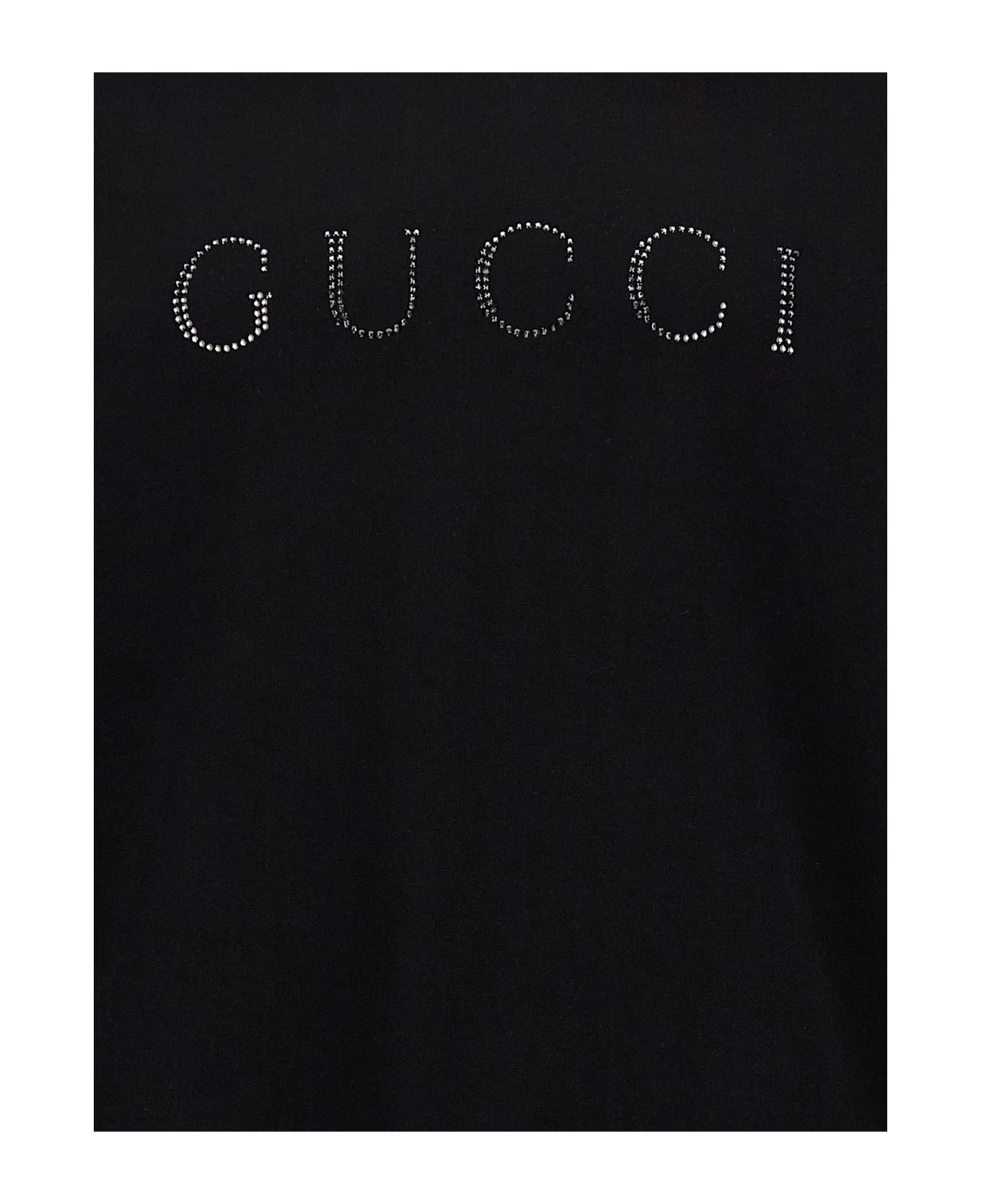 Rhinestone Logo Hoodie - 4