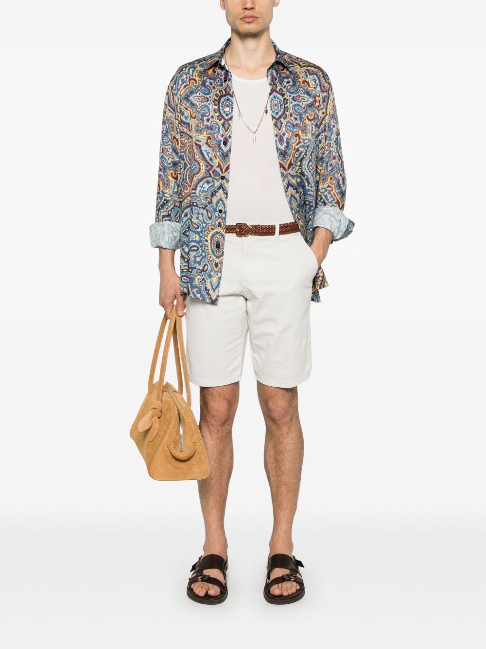 paisley-print shirt - 2