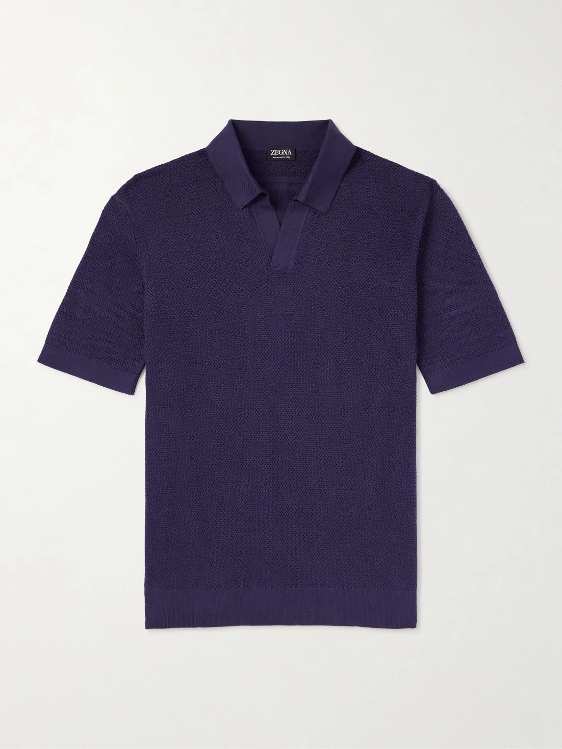 Slim-Fit Cotton-Piqué Polo Shirt - 1