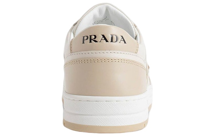 (WMNS) PRADA Downtown Leather Sneakers 'Beige' 1E792M_3LMS_F03FW_F_030 - 5