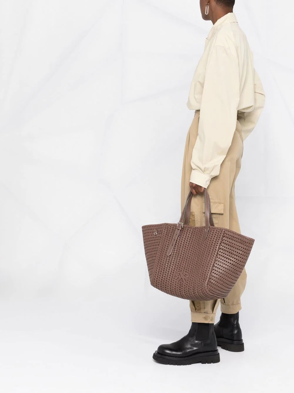 interwoven tote bag - 2