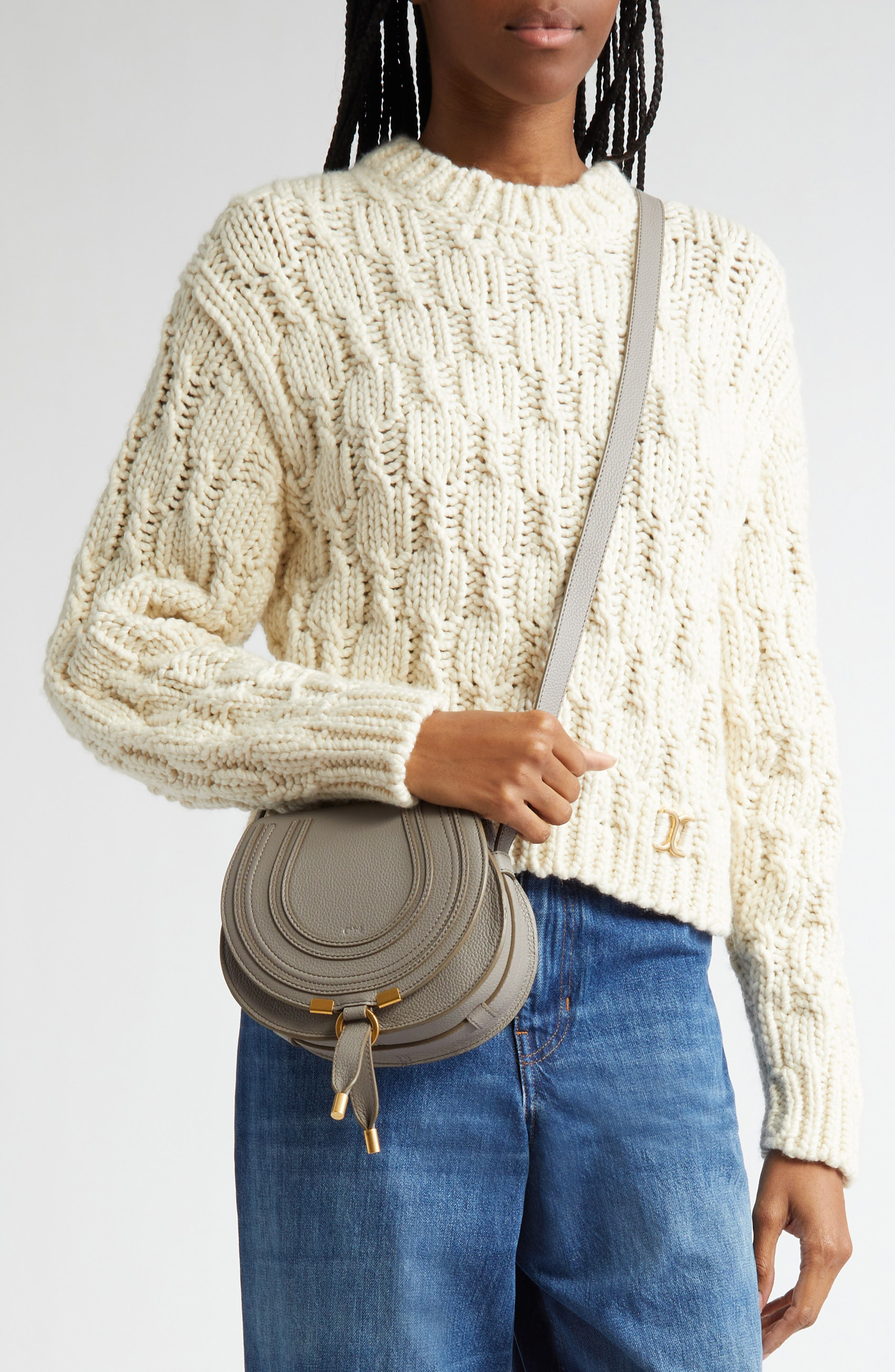 Small Marcie Leather Crossbody Bag - 2