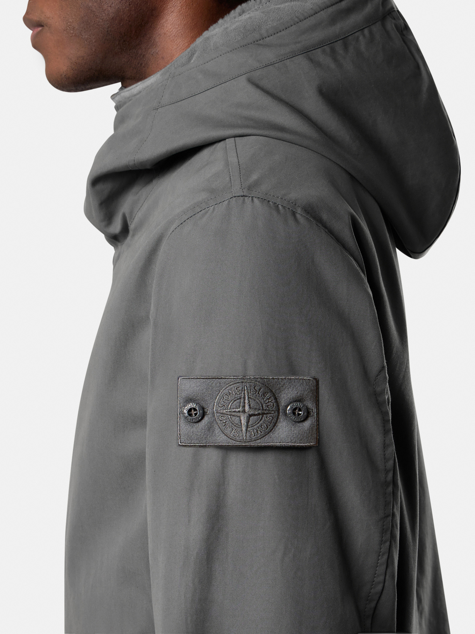 7100019 WEATHERPROOF COTTON CANVAS_STONE ISLAND GHOST - 3