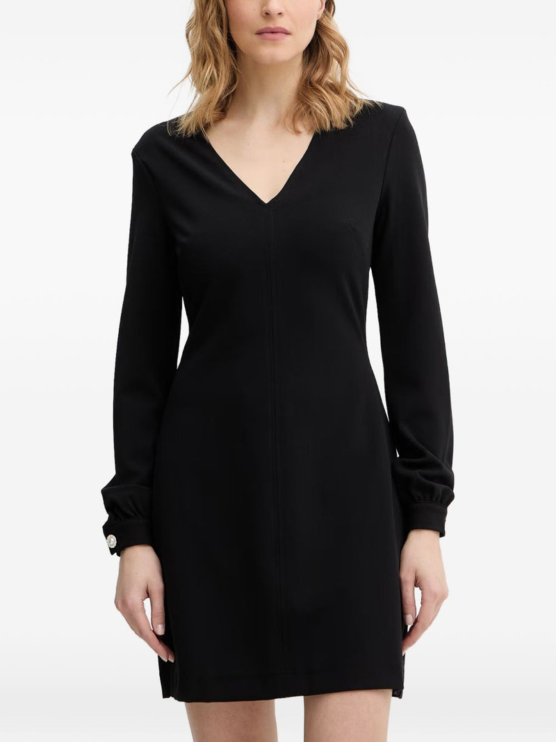 V-neck mini dress 1