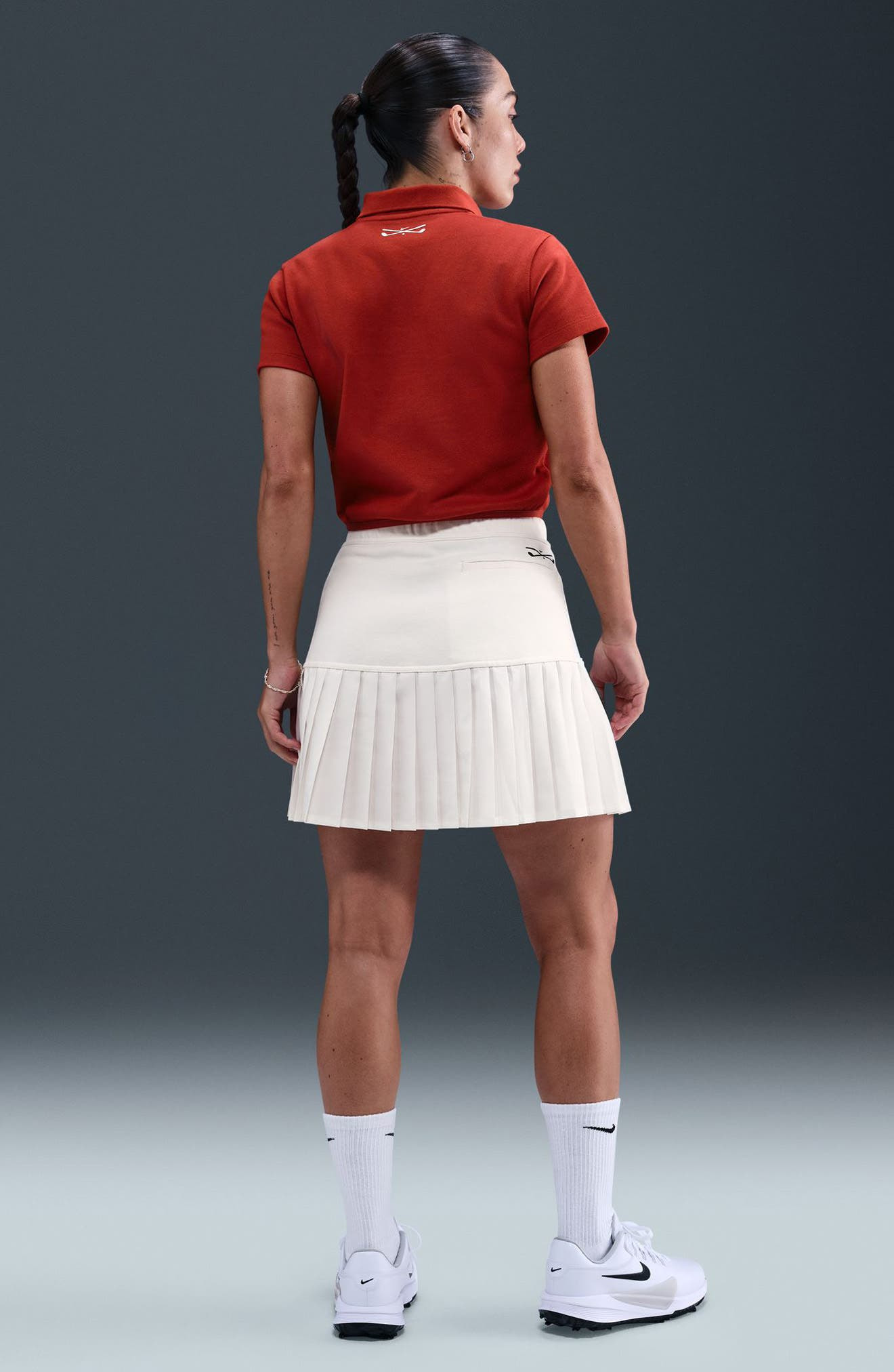 Nike Pleated Dri-FIT Golf Skirt in Sail/black at Nordstrom - 6