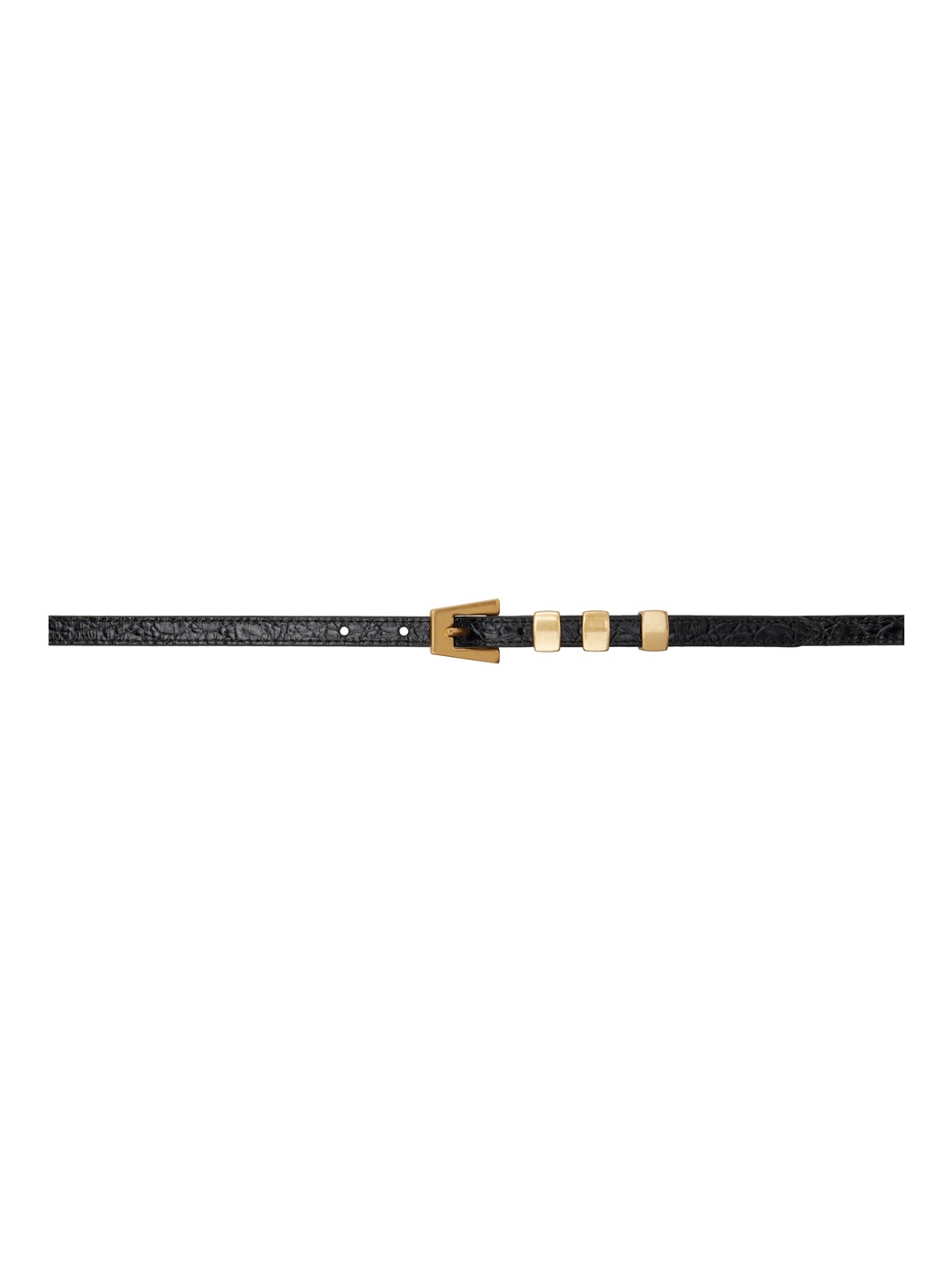 Black Vic Circular Belt - 1