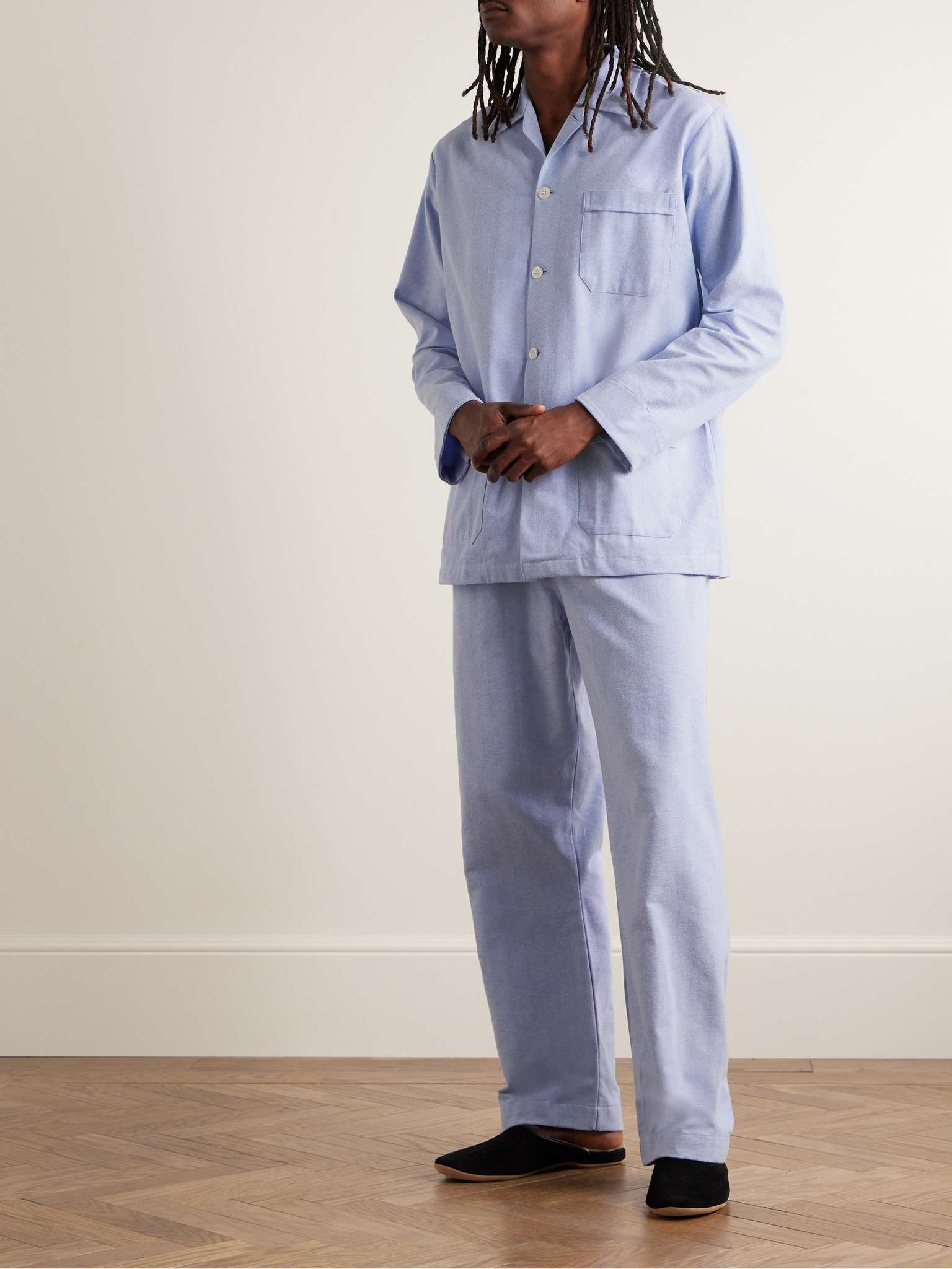 Arran Herringbone Brushed-Cotton Pyjama Set - 2