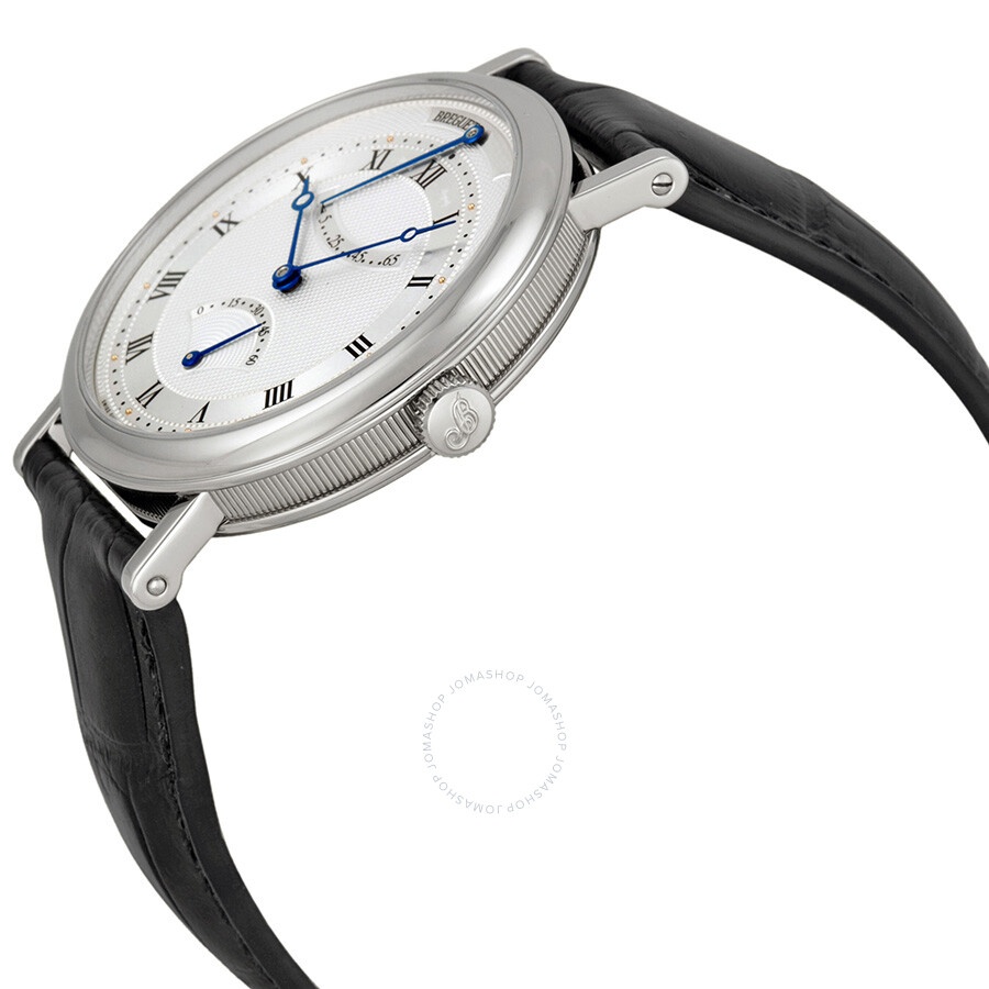 Breguet Classique Automatic Ultra Slim Silver Dial Black Leather Men's Watch 5207BB129V6 - 2