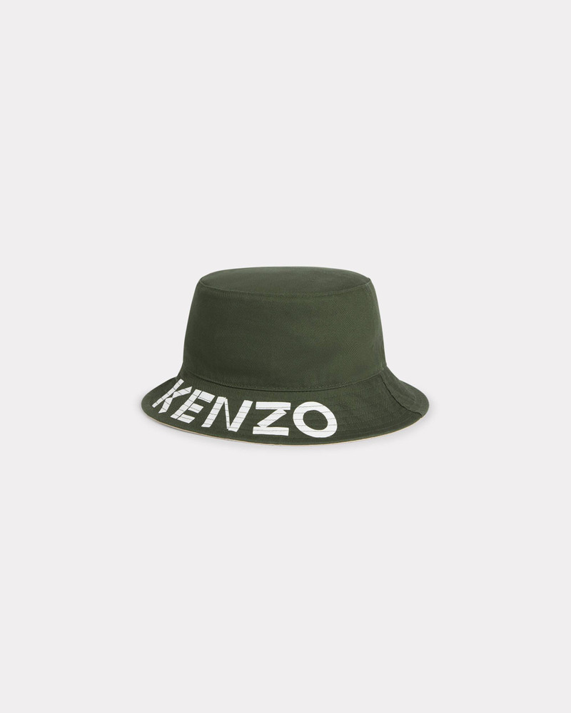 'KENZOGRAPHY' reversible cotton hat 1