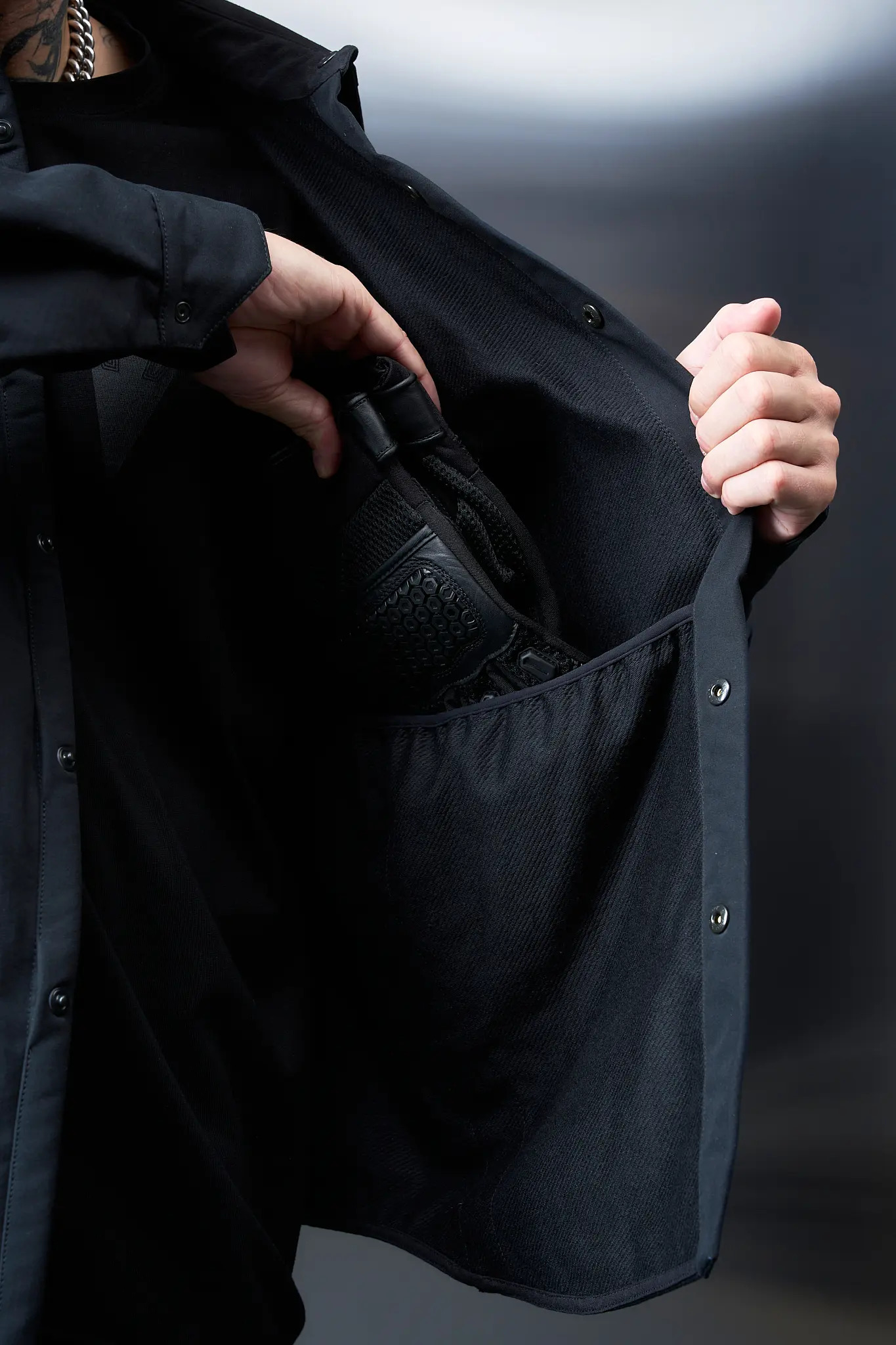 LA10A-SD Stotz® EtaProof™ Double Layer Weave Shirt Jacket Black - 17