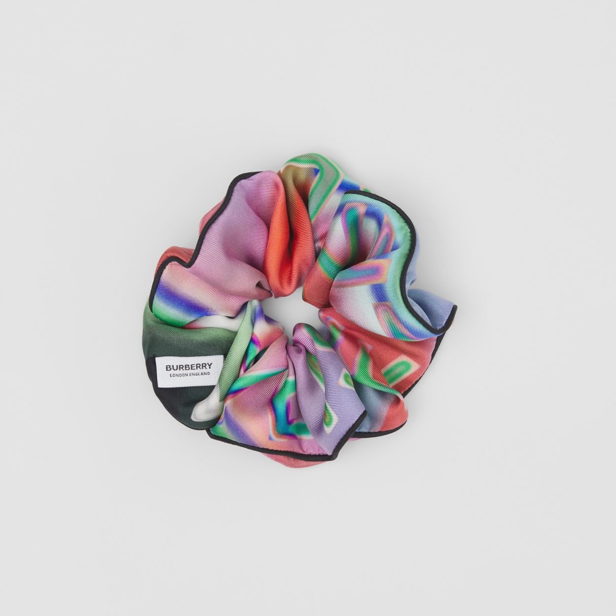 Love is Eternal Print Silk Scrunchie - 4