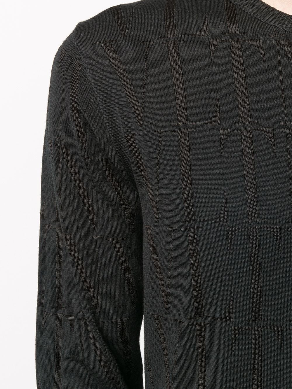 VLTN jacquard jumper - 5