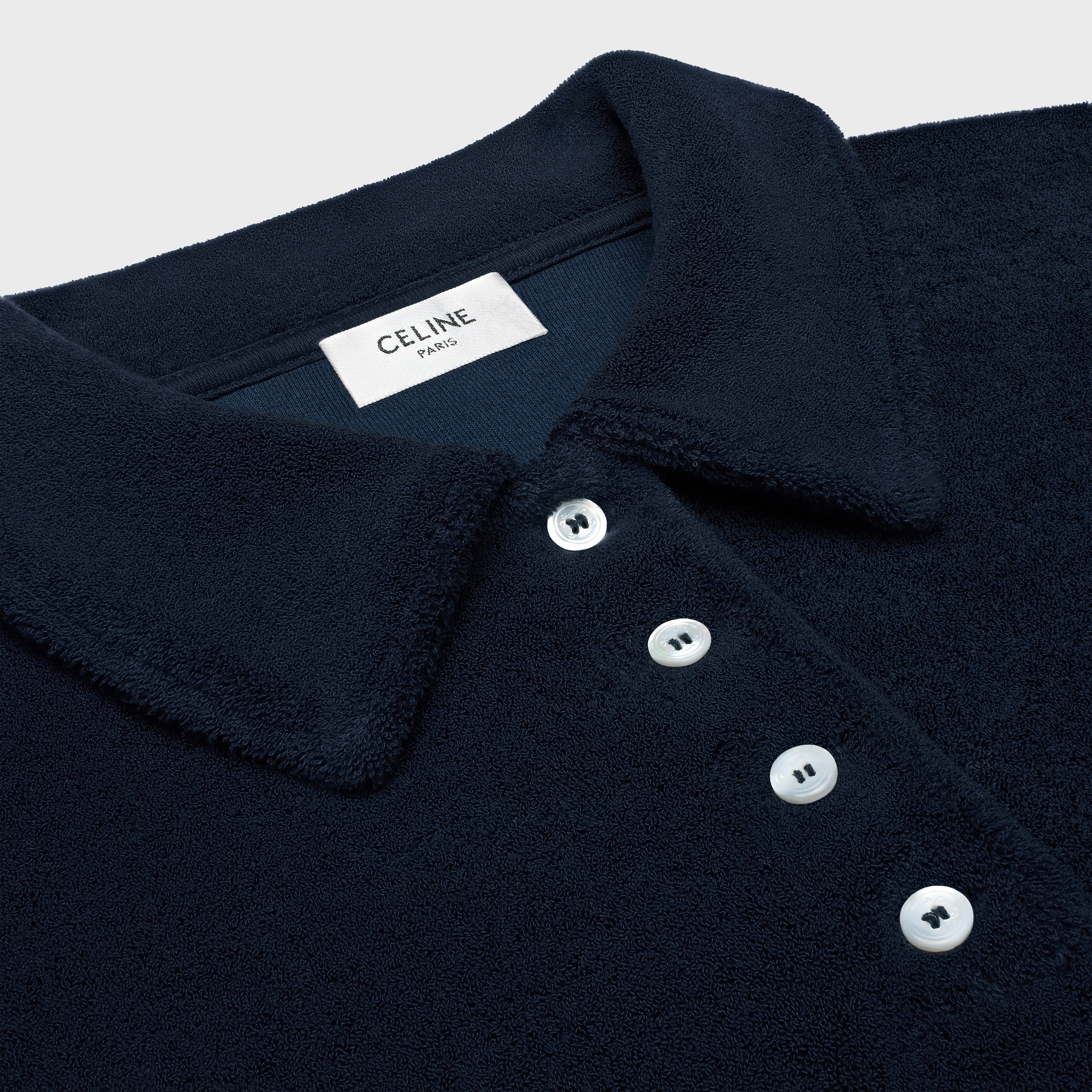 mini polo dress IN terry cotton - 3