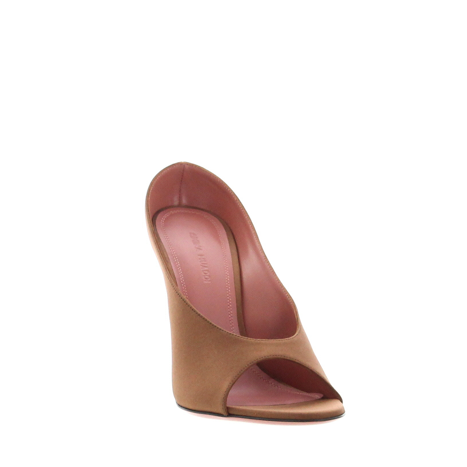 Amina Muaddi – Anouk Slipper – Mocha - 2