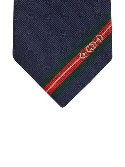 GUCCI Double G jacquard tie outlook