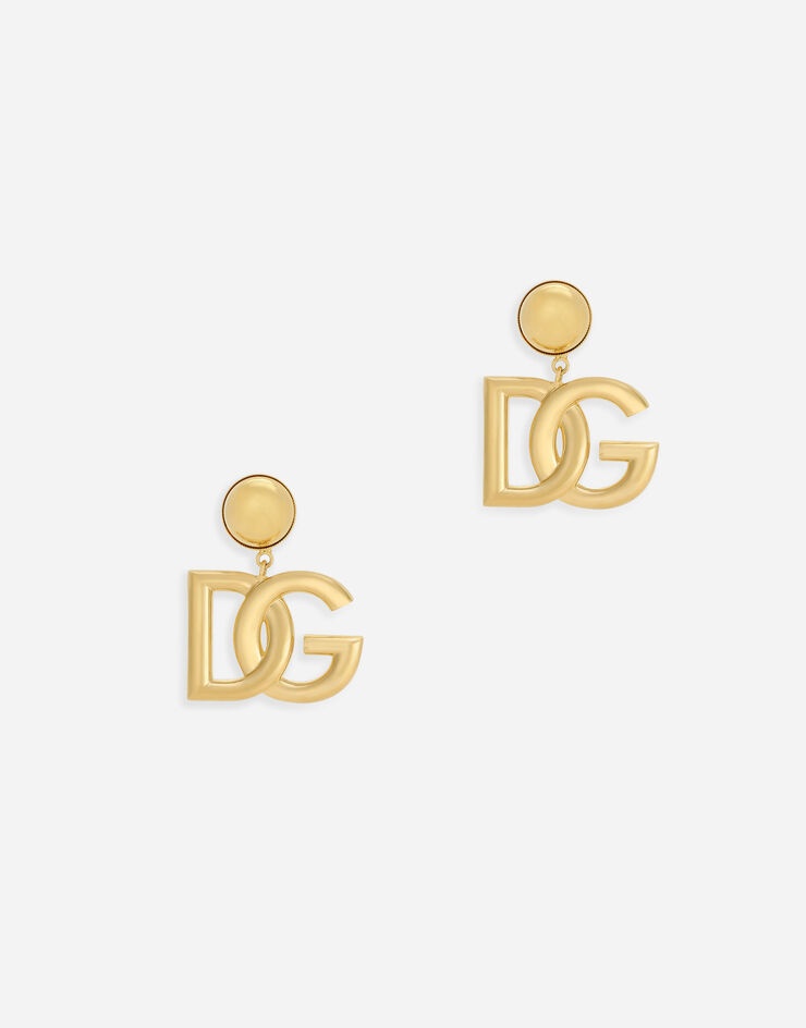 Clip-on earrings with DG logo - 1