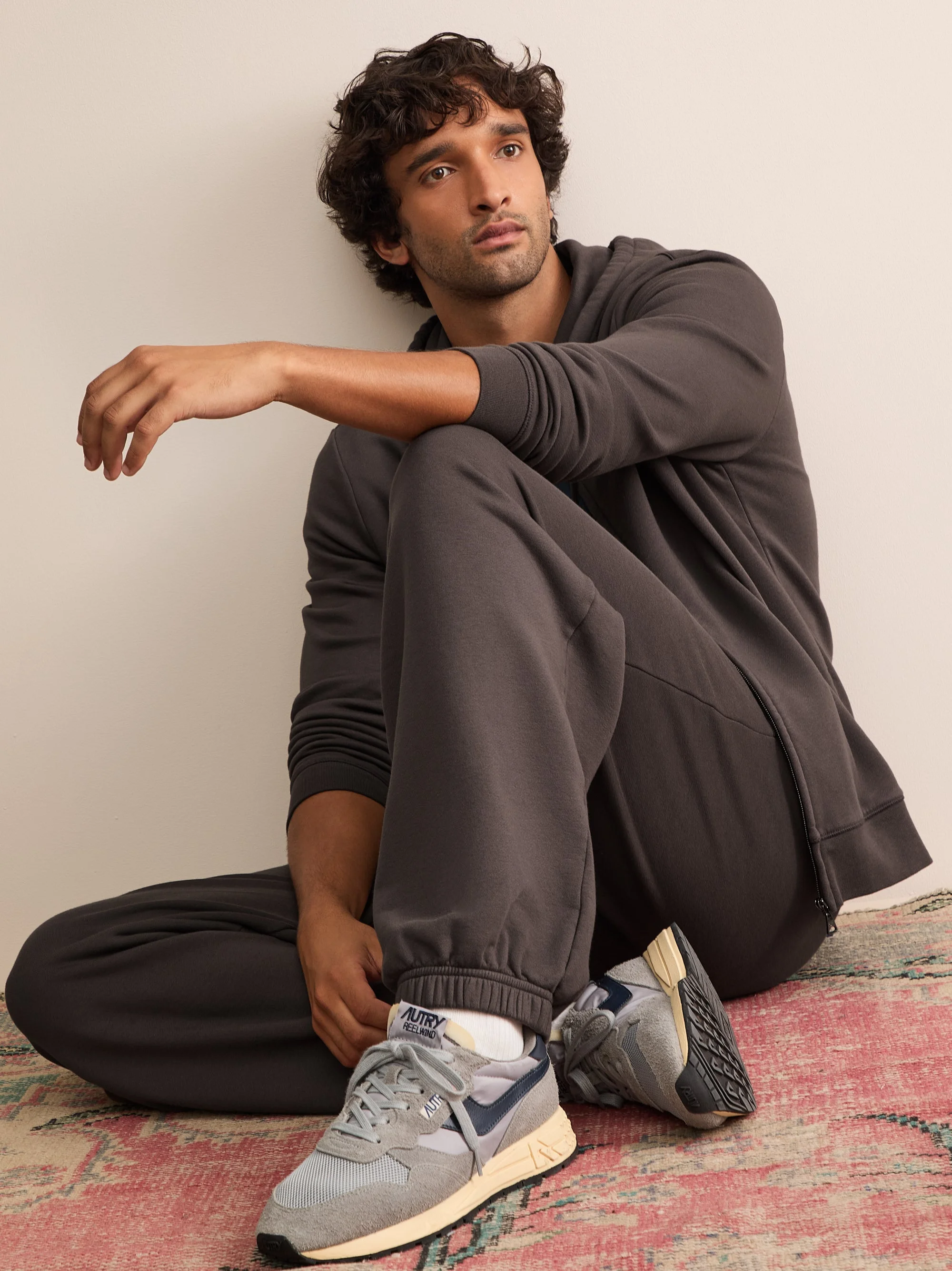 Harley Cotton Modal Oversized Sweatpants Espresso Brown - 1
